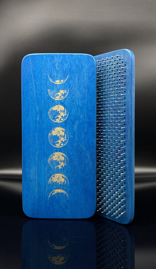 Sadhu Board with moon engraving (116) in stock