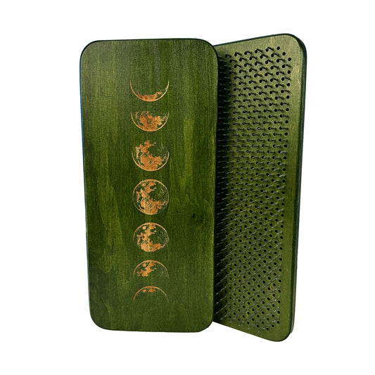 Sadhu Board Moon Green - Wooden Yoga Nail Board