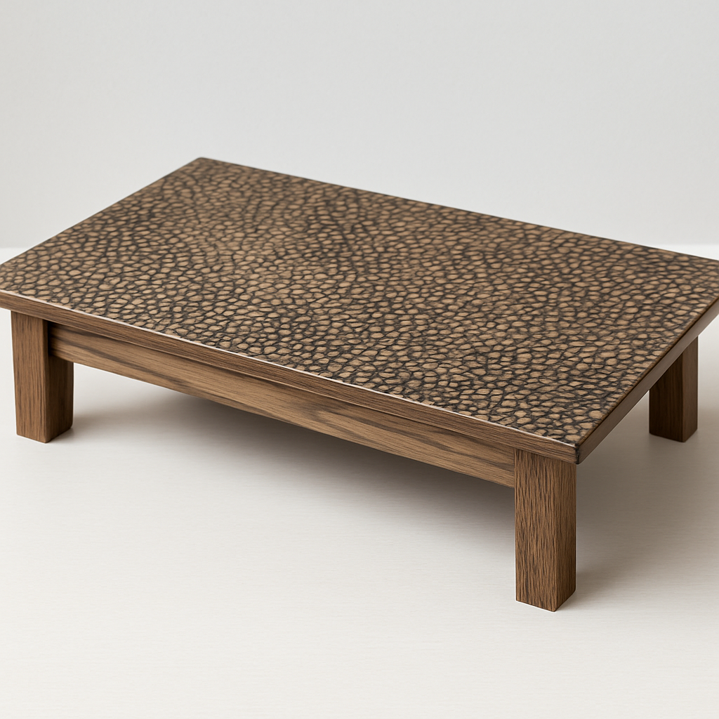 Chaban "River Stones" – Alder Wood Tea Ceremony Table