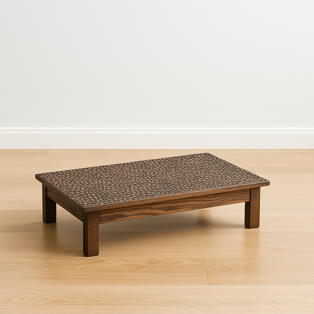Chaban "River Stones" – Alder Wood Tea Ceremony Table