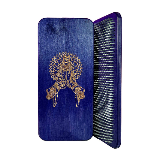 Sadhu Board Namaste Hand Blue - Yoga Nail Board