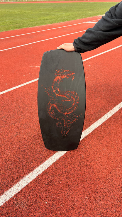 METADESK Dragon Balance Board - Handcrafted Wooden Roller Board