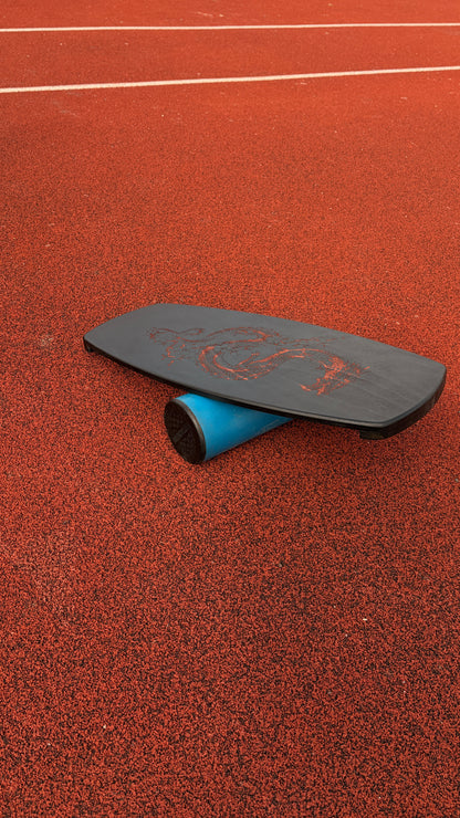 METADESK Dragon Balance Board - Handcrafted Wooden Roller Board