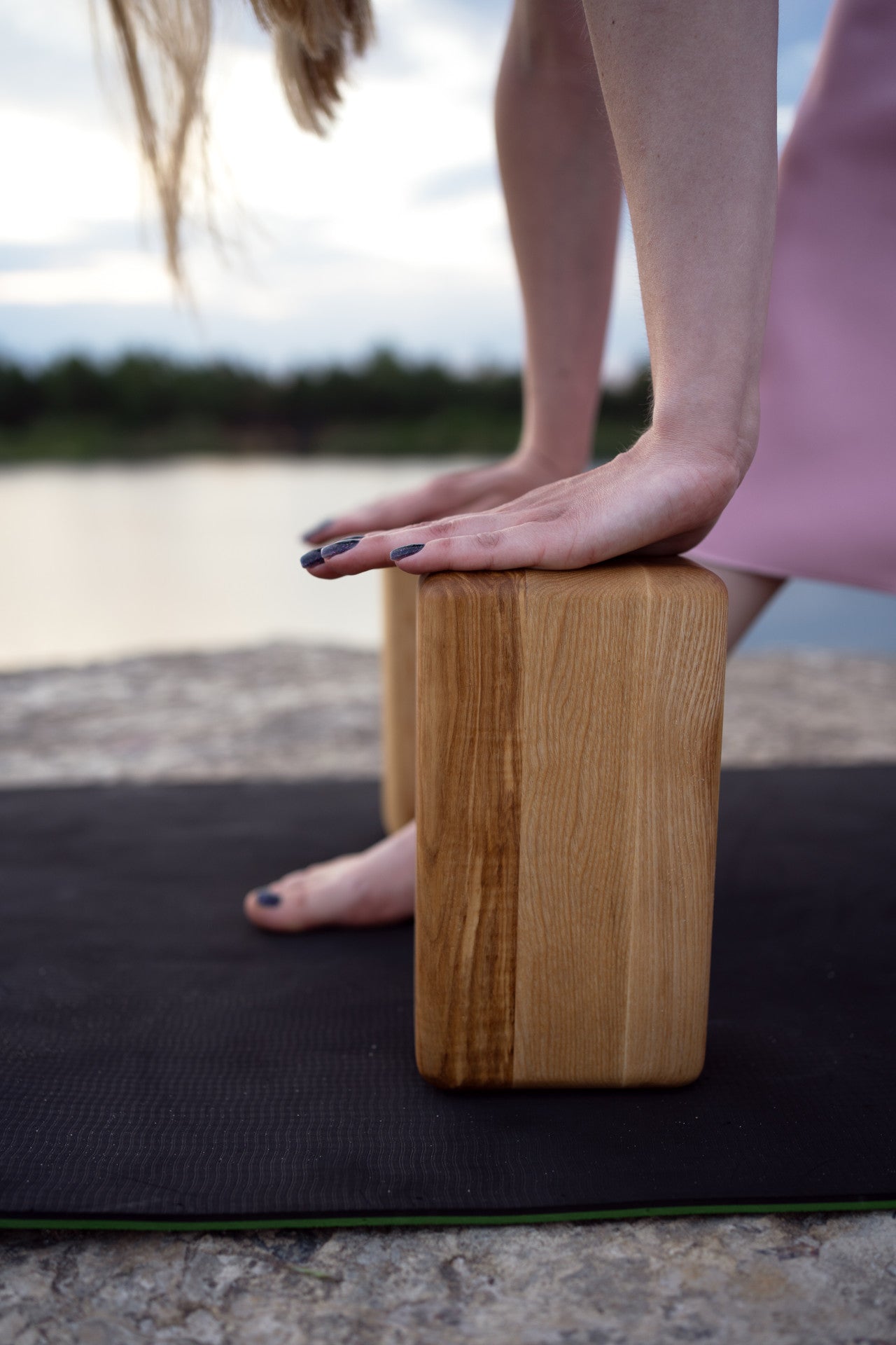 Wooden yoga brick | Premium yoga blocks for stability and comfort