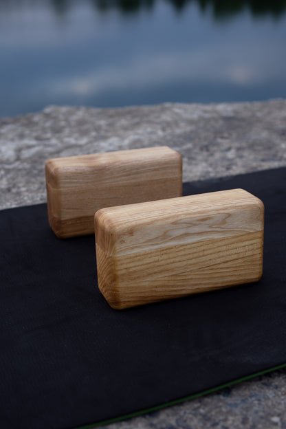 Wooden yoga brick | Premium yoga blocks for stability and comfort