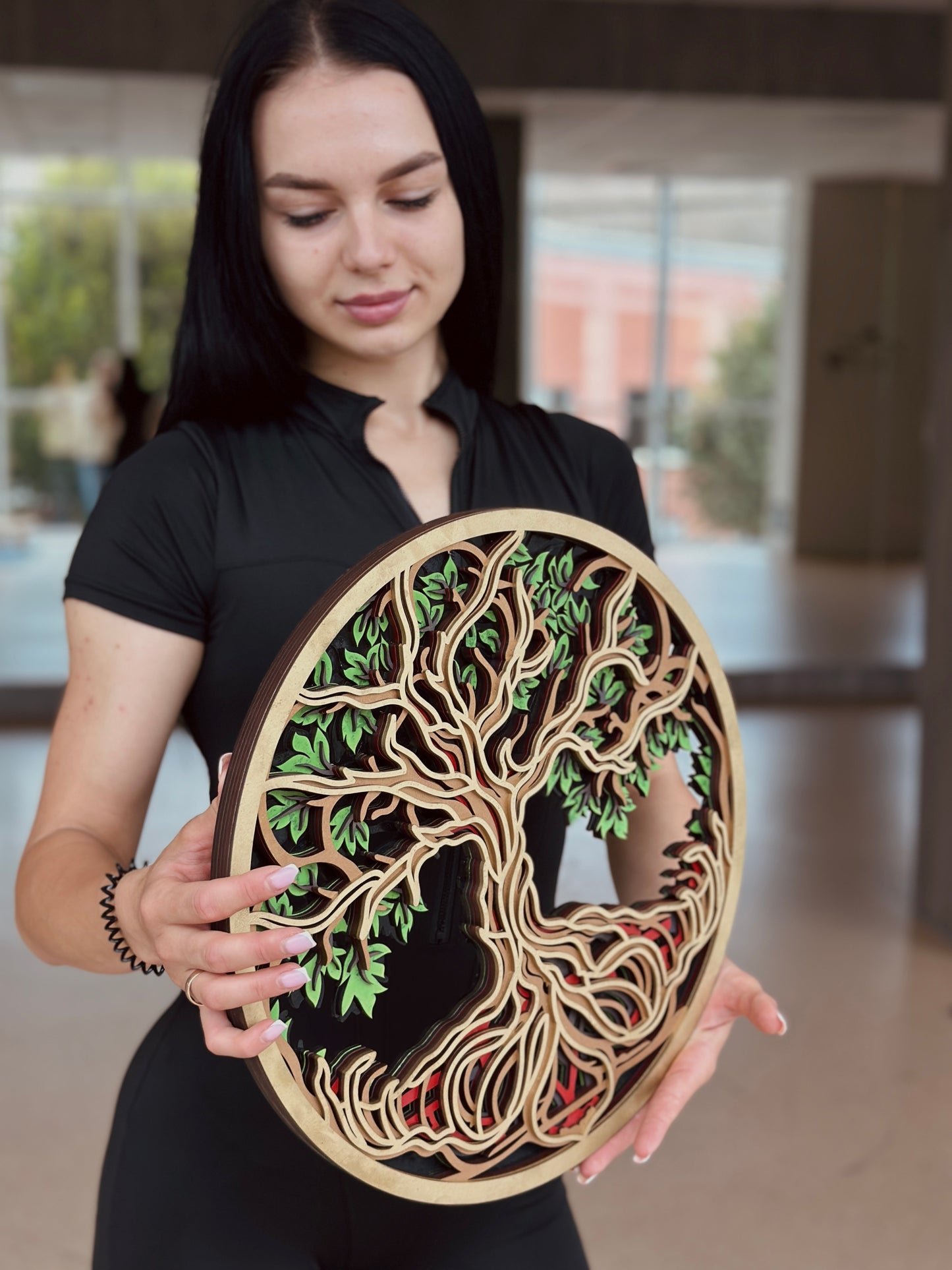 Tree of life Wall art | Boho deco | Wooden wall art | 3D layared Tree | Art Mandala wood wall decor | Tree wall decor