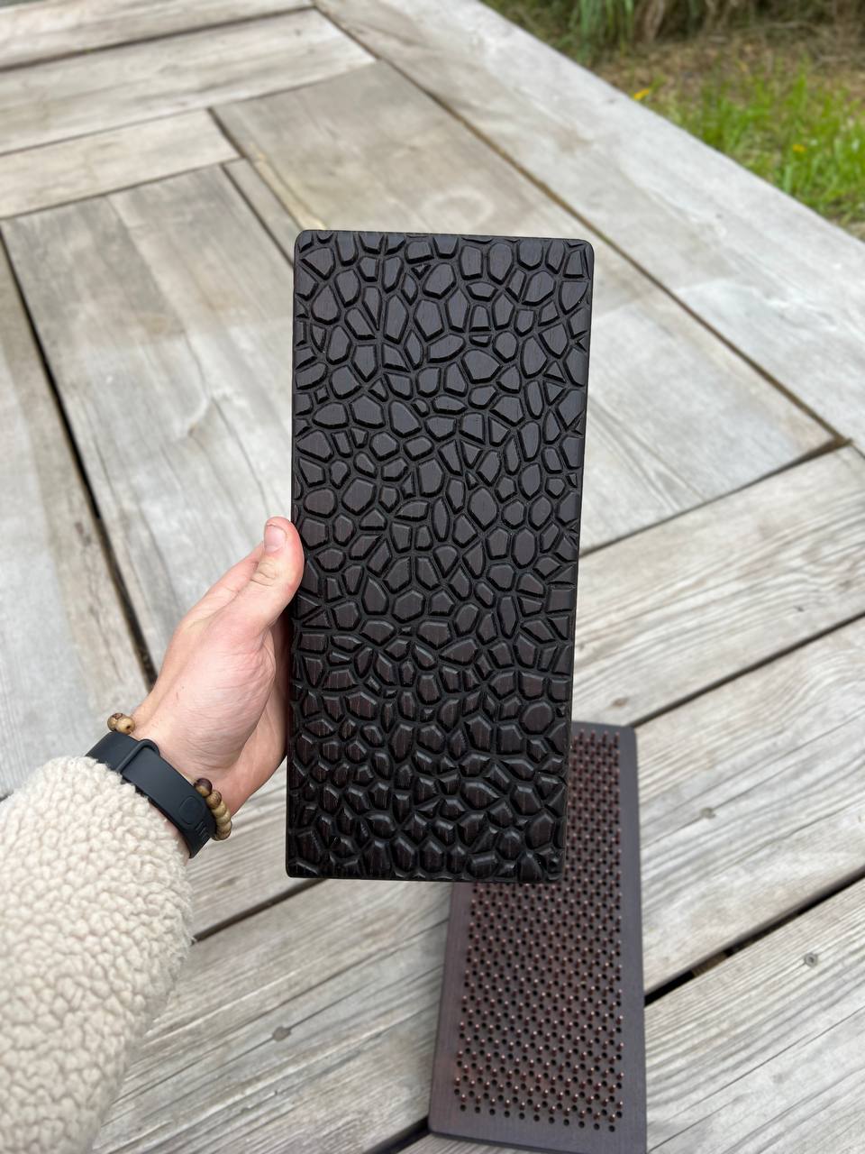 Premium Thermo Ash Sadhu Board with Dynamic Copper Nails With milling