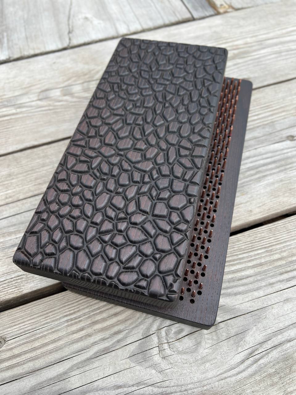 Premium Thermo Ash Sadhu Board with Dynamic Copper Nails With milling